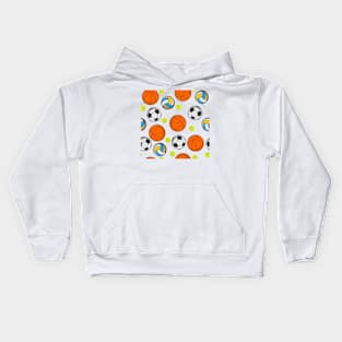 volleyball pattern Kids Hoodie